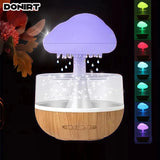 Humidificador Nube con Efecto Lluvia y Luz LED – Ambiente Relajante para Dormitorio. Hogar