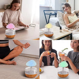 Humidificador Nube con Efecto Lluvia y Luz LED – Ambiente Relajante para Dormitorio. Hogar