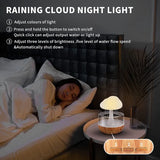Humidificador Nube con Efecto Lluvia y Luz LED – Ambiente Relajante para Dormitorio. Hogar